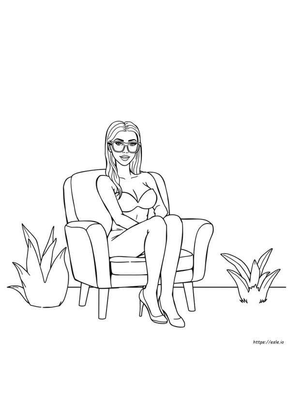Kim Kardashian Coloring Pages