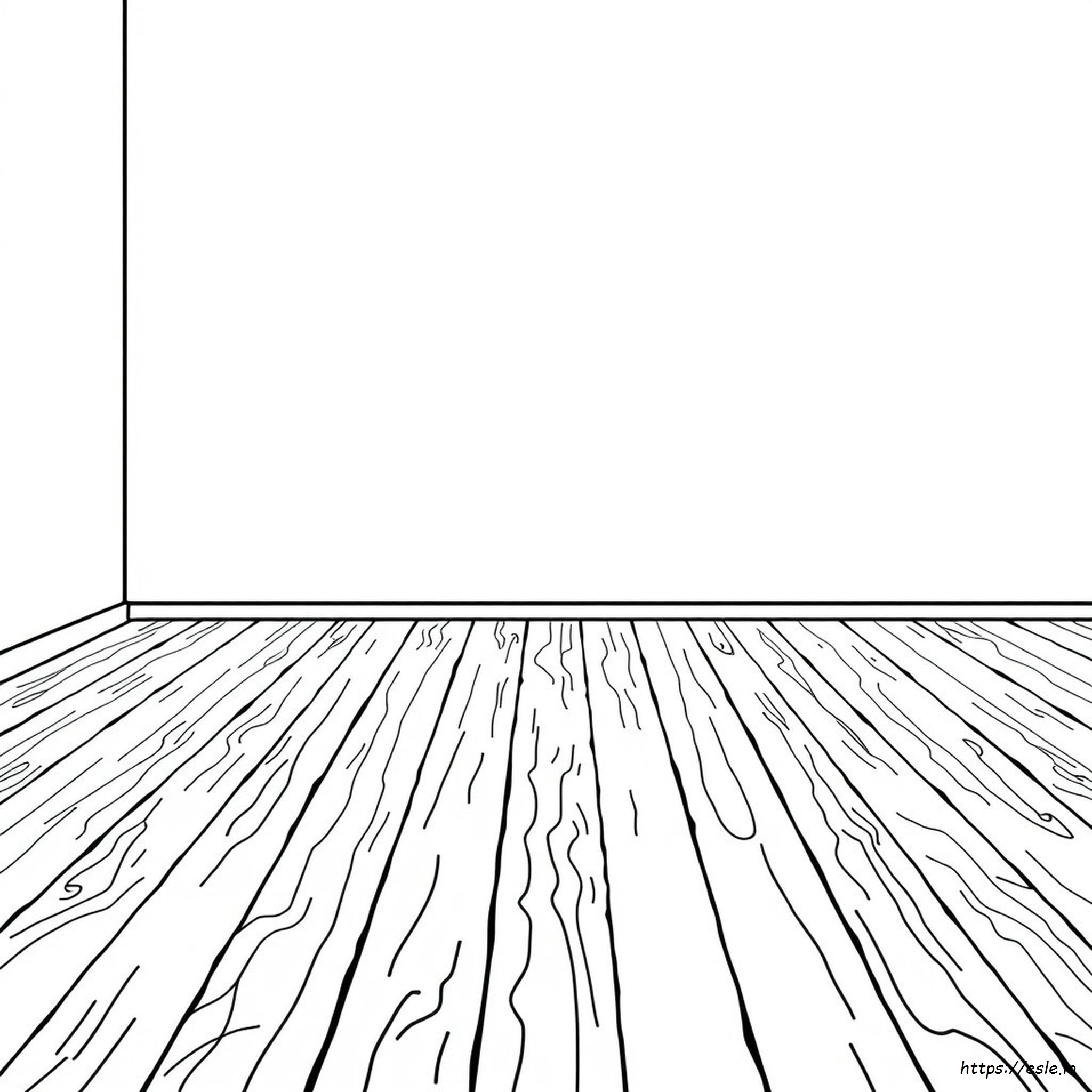 Pagina Da Colorare Pavimento In Legno