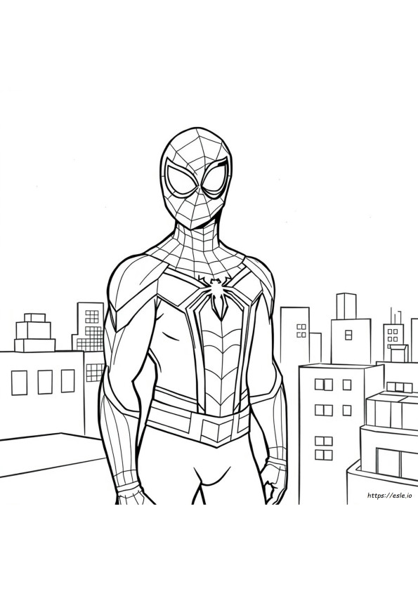 Spiderman Colouring Mask