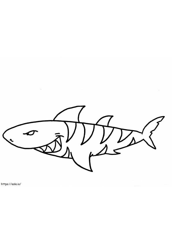 _Shark 5 värityskuva