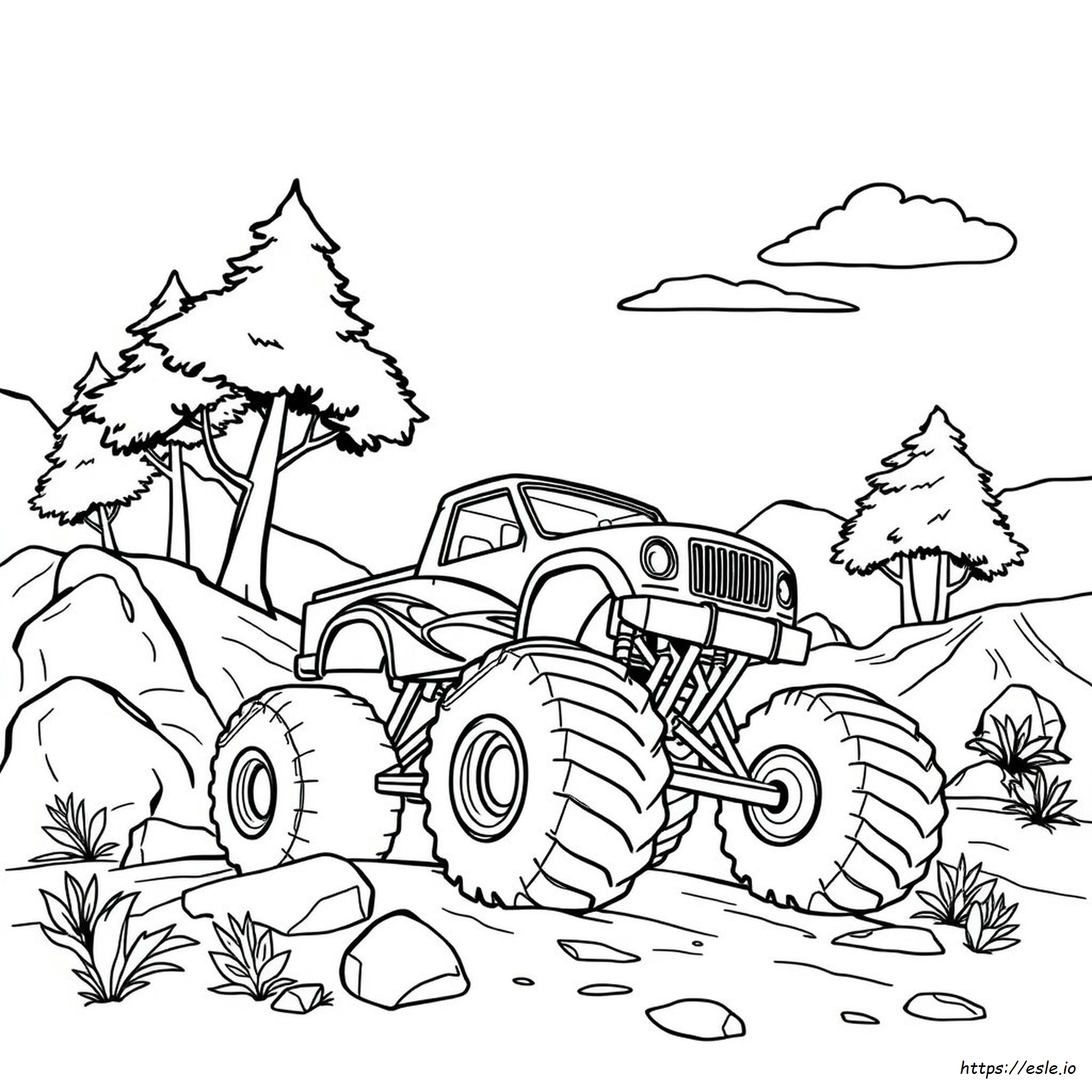 Monstertruck Bilder Zum Ausmalen