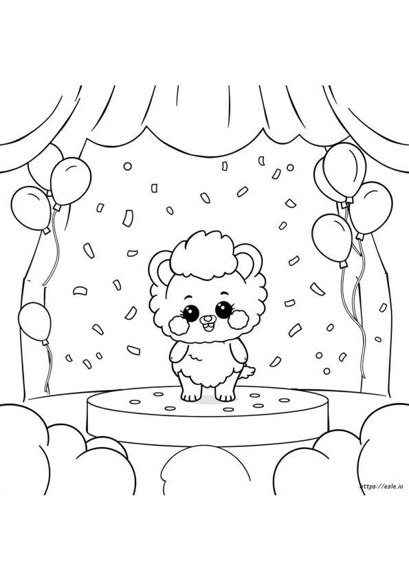 Pom Pom Purin De Colorat