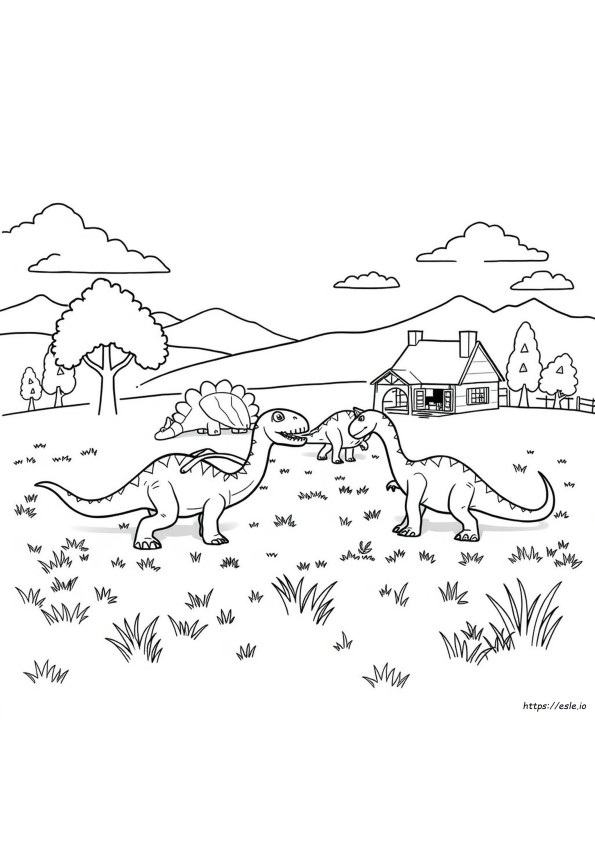 Dino Ranchers Coloring Pages