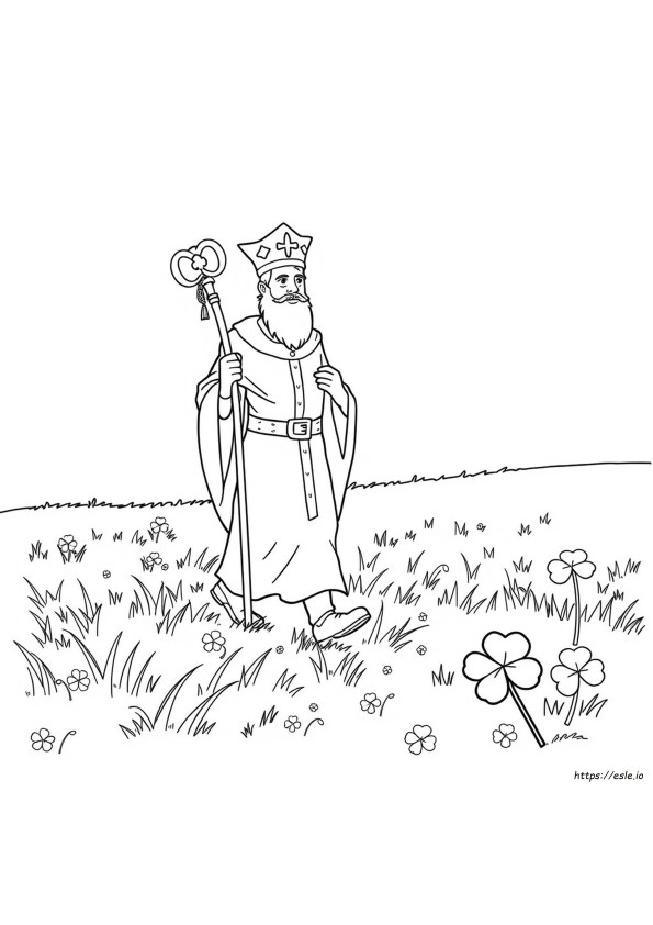 Dibujos De San Patricio Para Colorear