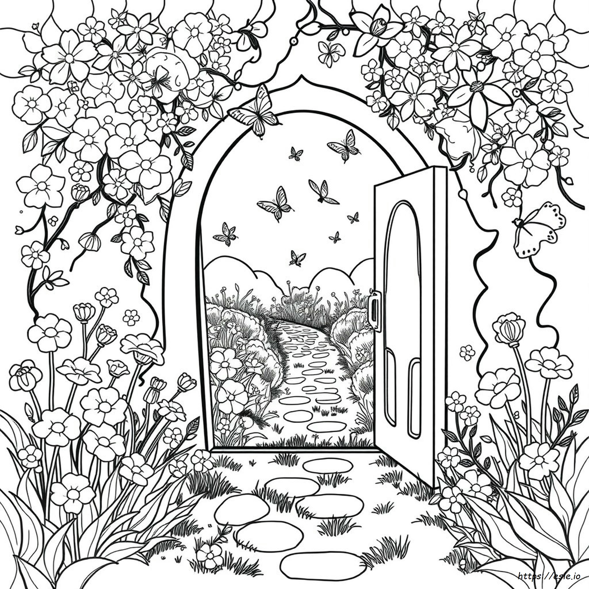 Sampul Buku Mewarnai Secret Garden