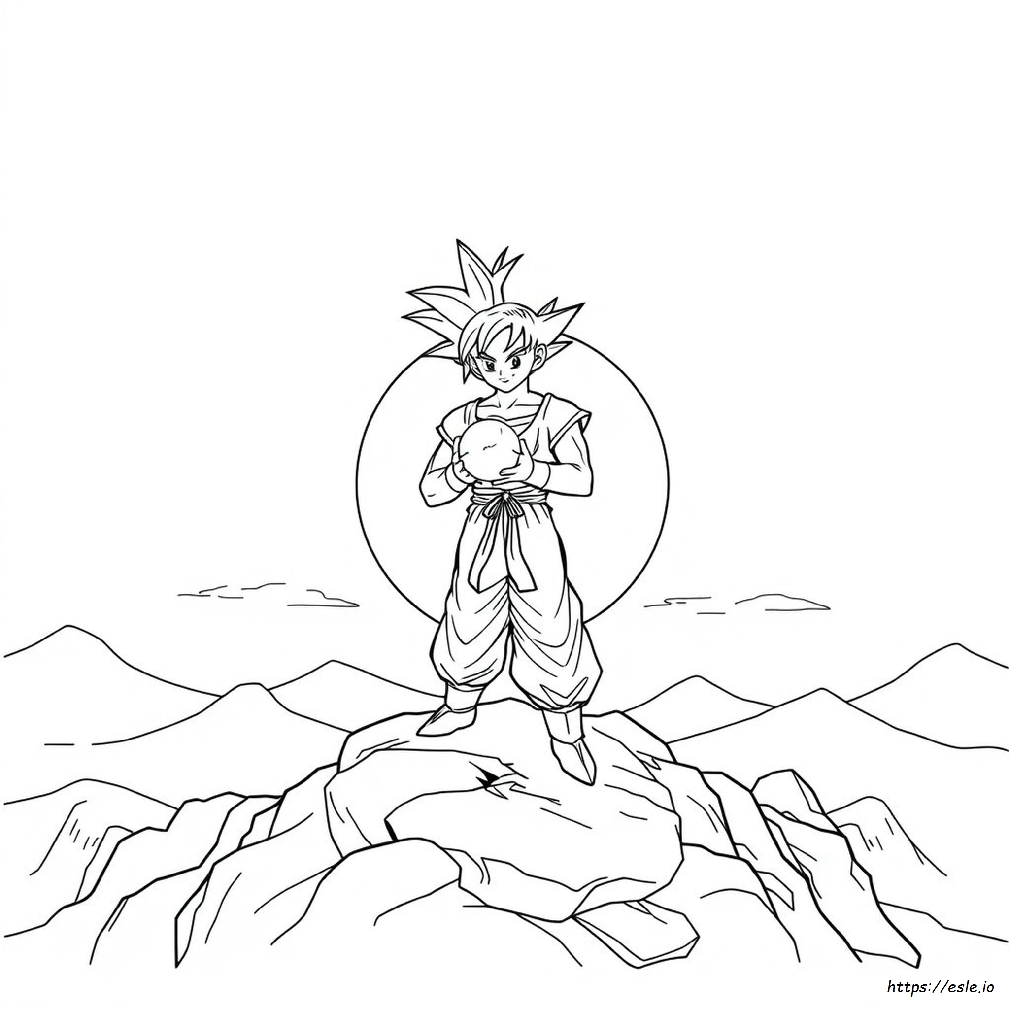 Goku Coloring Pages Pdf