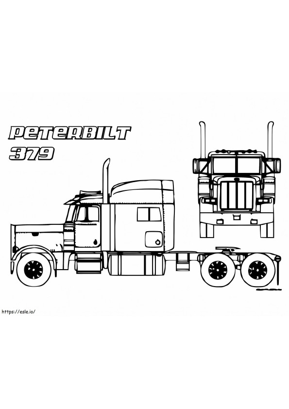 Freightliner For Kid coloring page