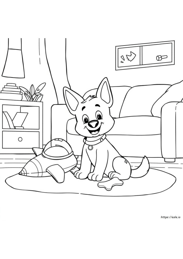 Print Bluey Coloring Pages