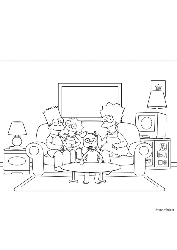 Coloriages Les Simpson