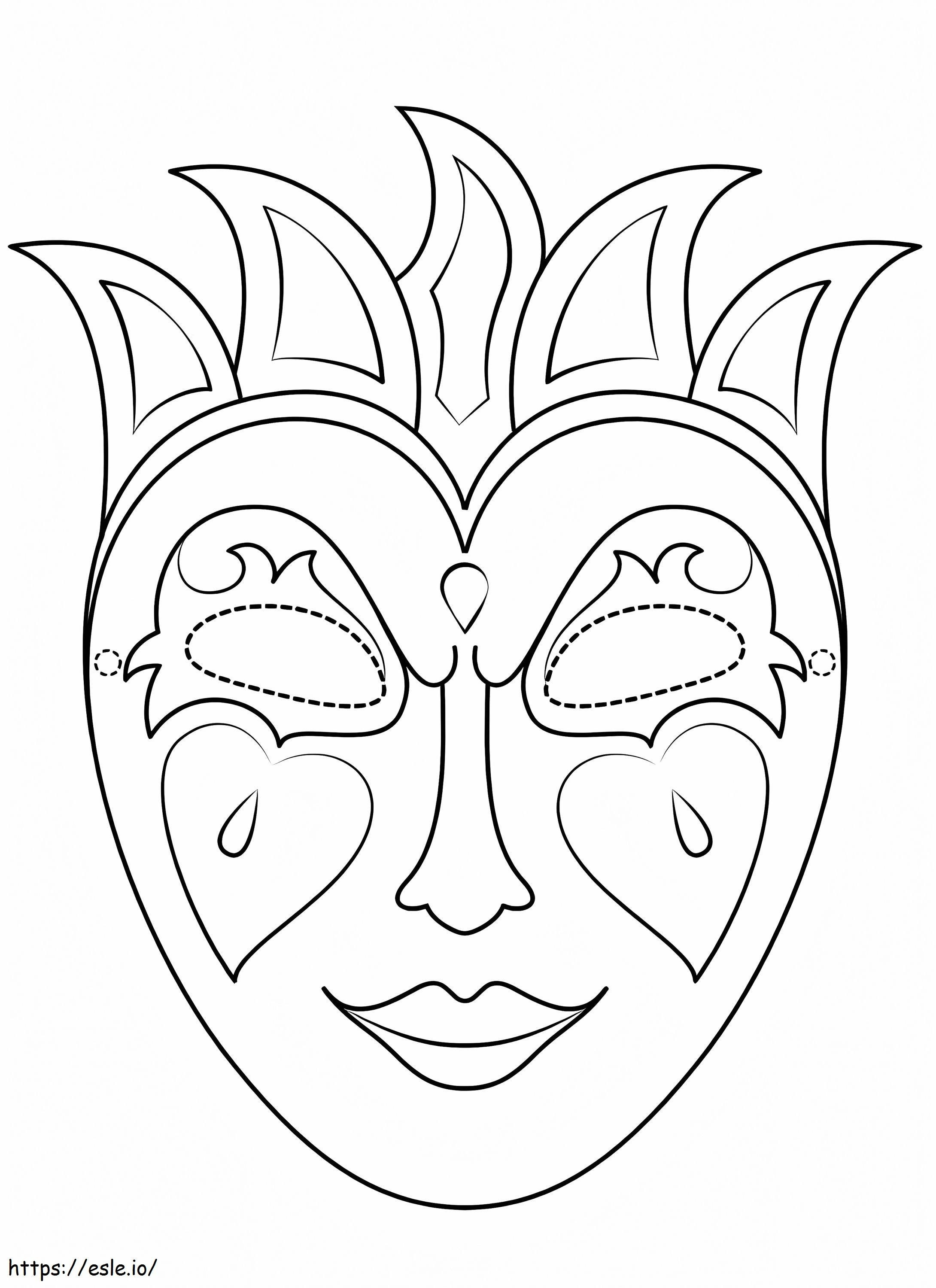 Dibujar máscaras de carnaval