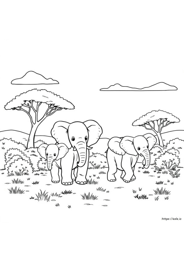 Desenhos De Elefante Para Colorir Em Pdf