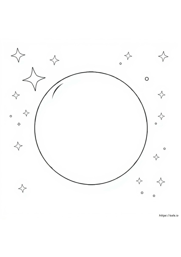 Sphere Coloring Page