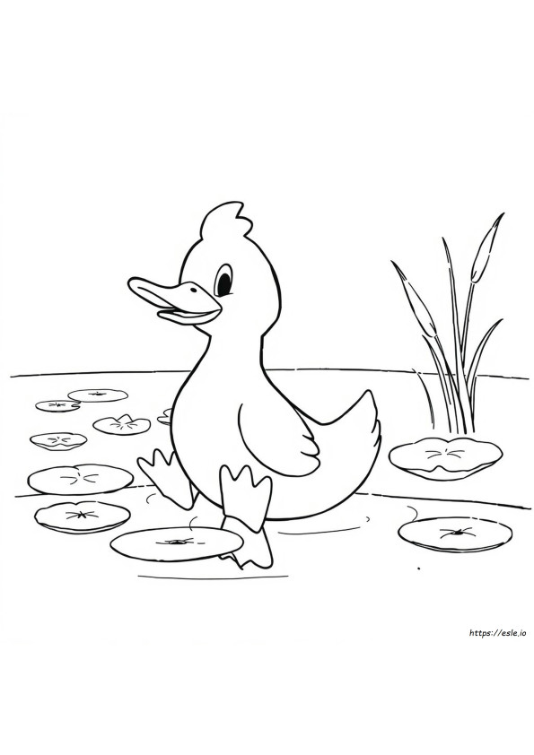 Printable Psyduck Coloring Page
