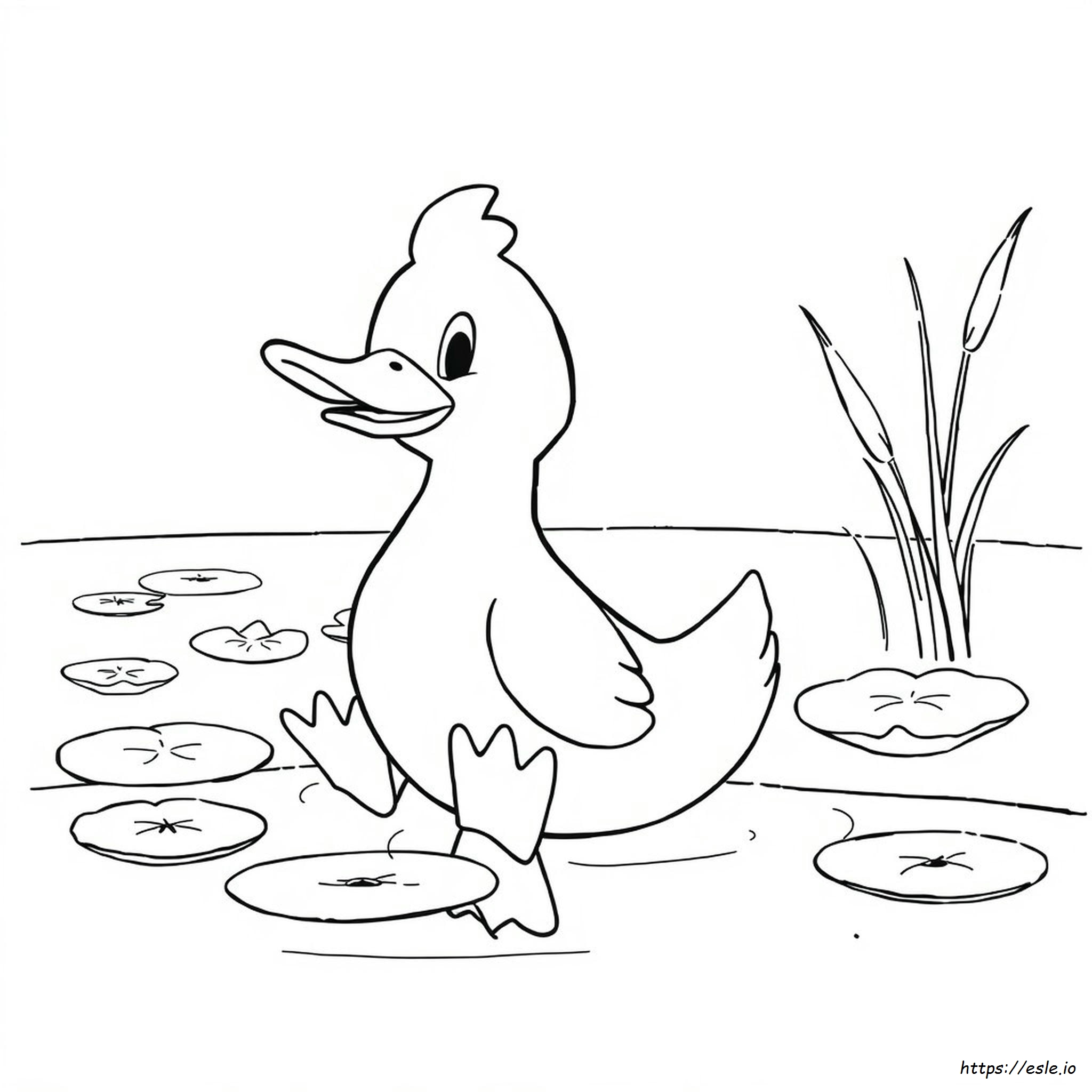 Desenho Do Psyduck Para Colorir E Imprimir
