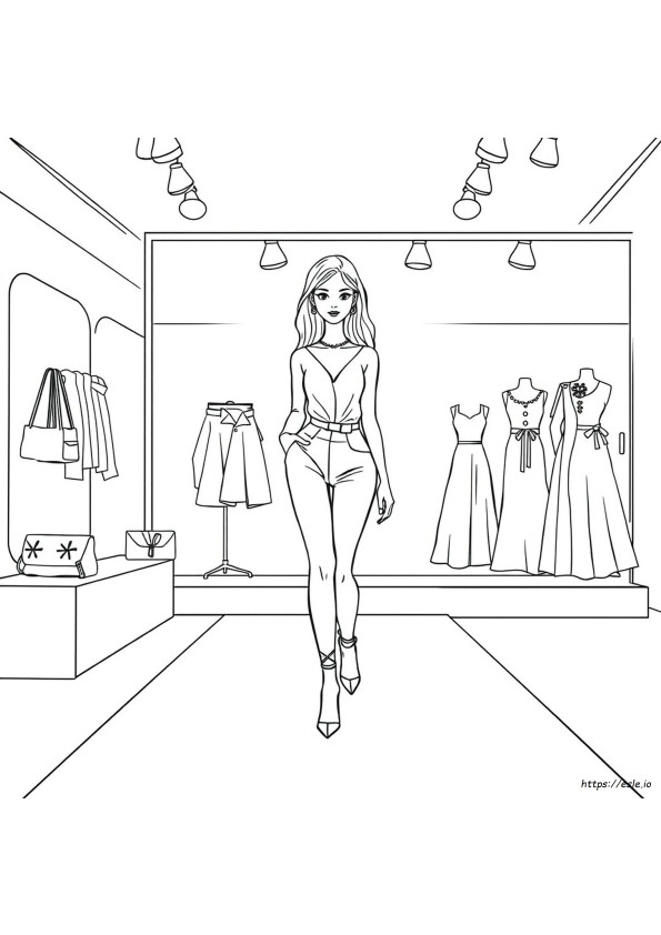 Coloriages Mode Pdf