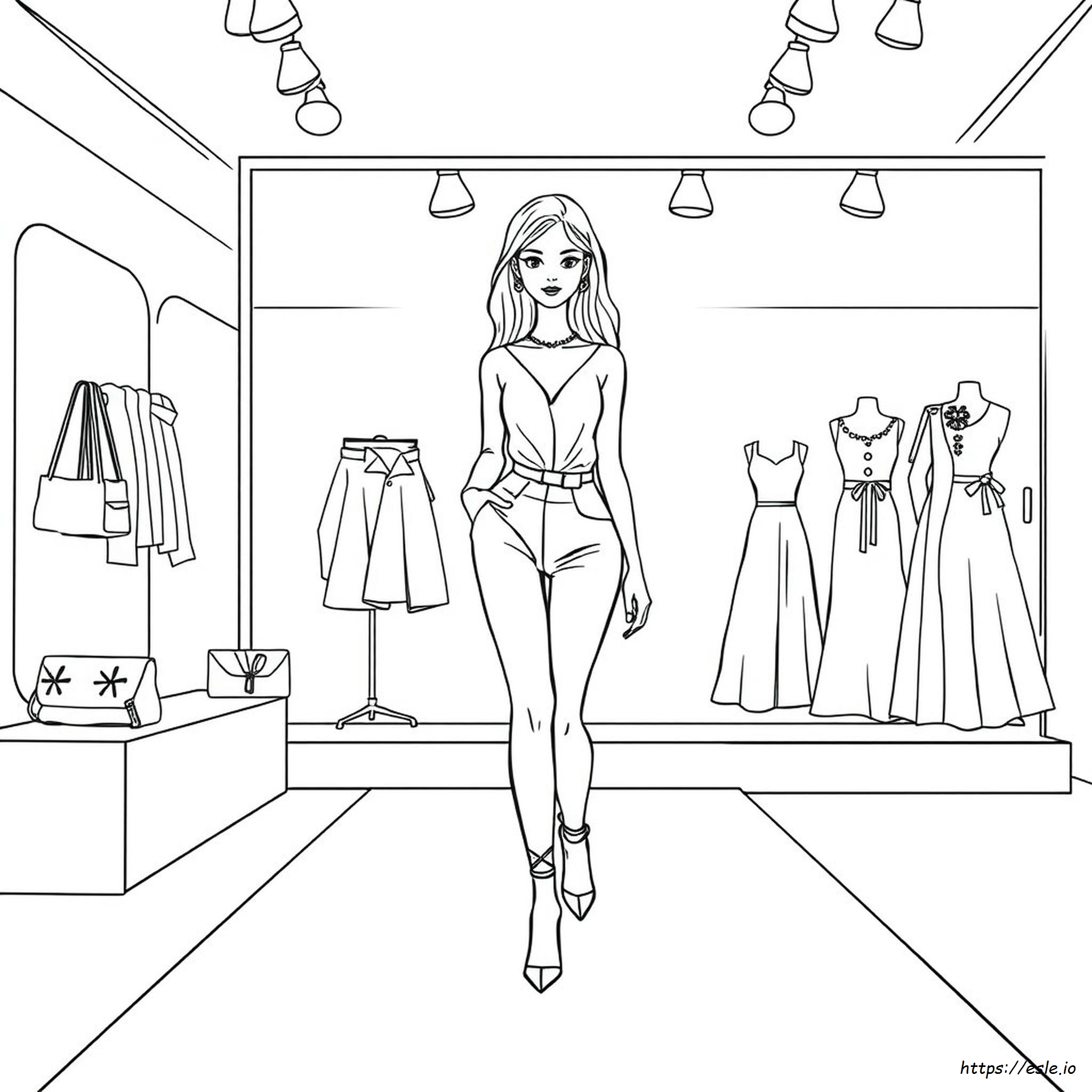 Mode Ausmalbilder Pdf