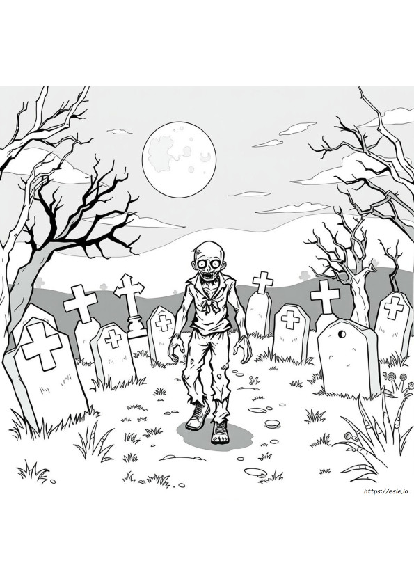 Zombie De Colorat