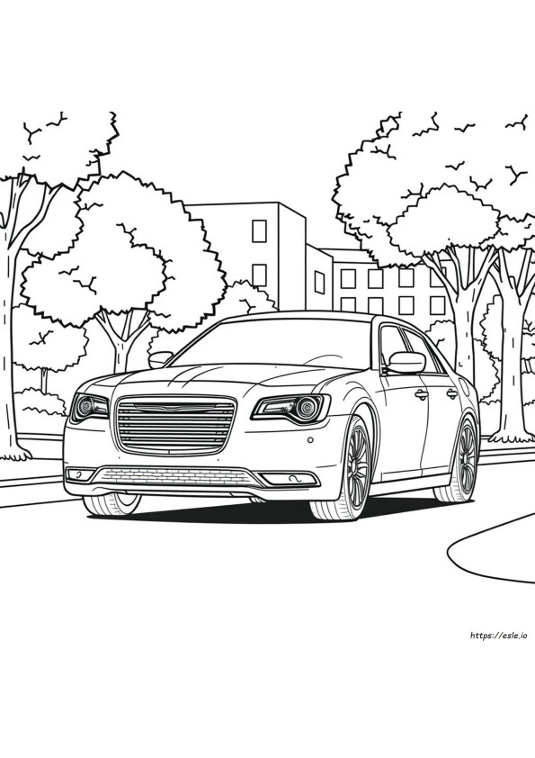 Chrysler 300 Coloring Pages