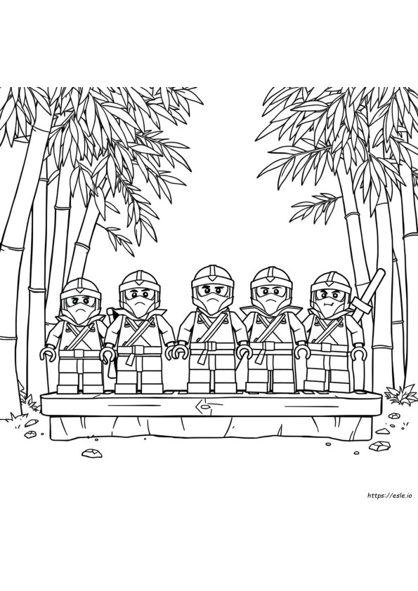 Kolorowanki Ninjago