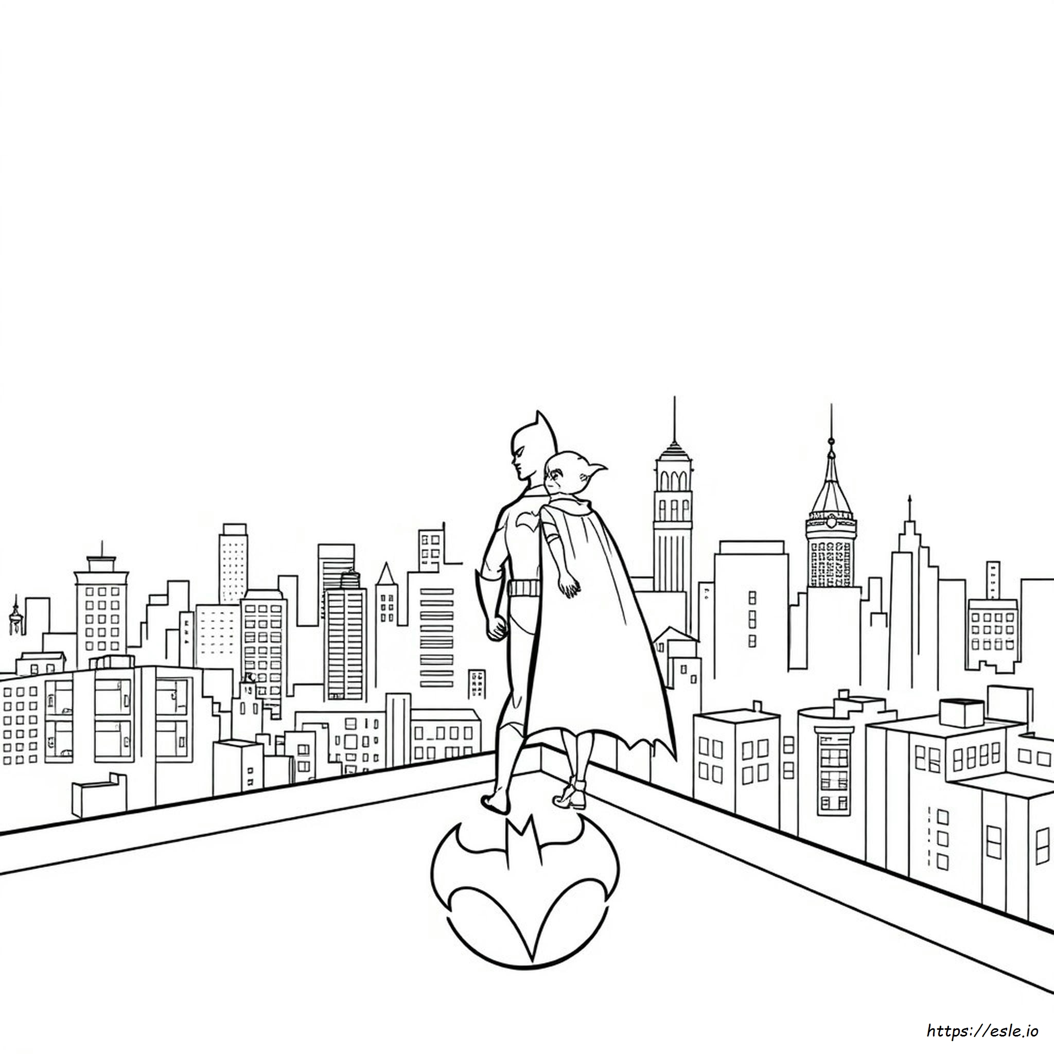 Batman And Robin Colouring Pages