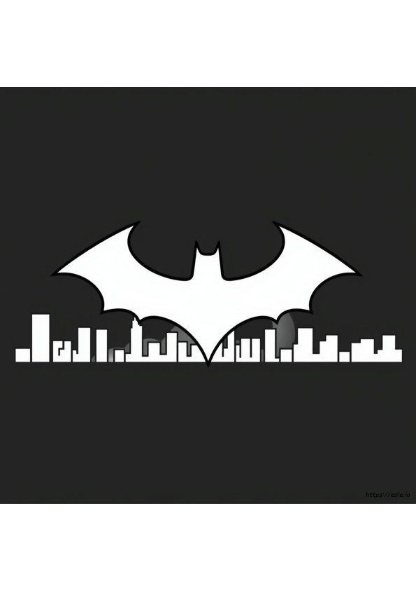 Batman Logo Ausmalbilder