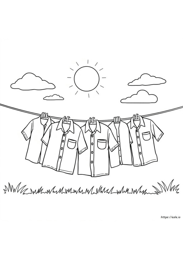 Camisas Para Colorir