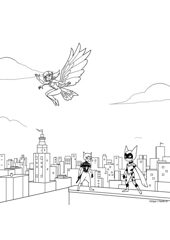 Hawk Moth Miraculous Coloring Pages