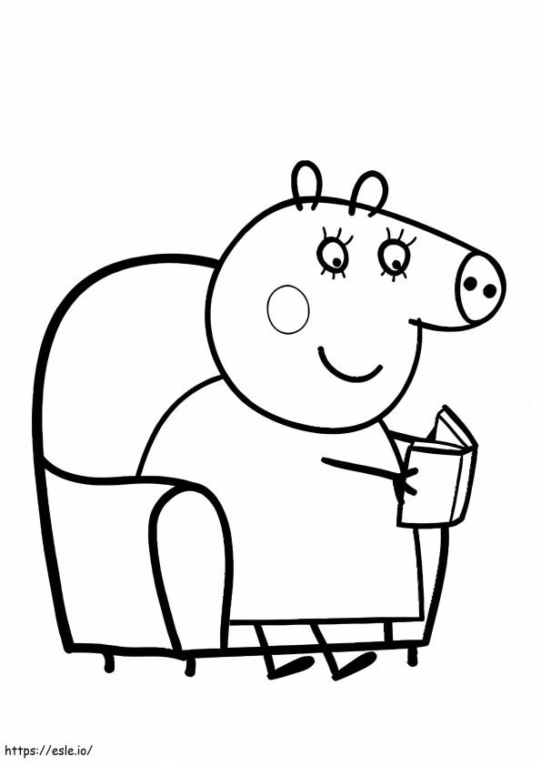 Peppa Pig 5 1 coloring page
