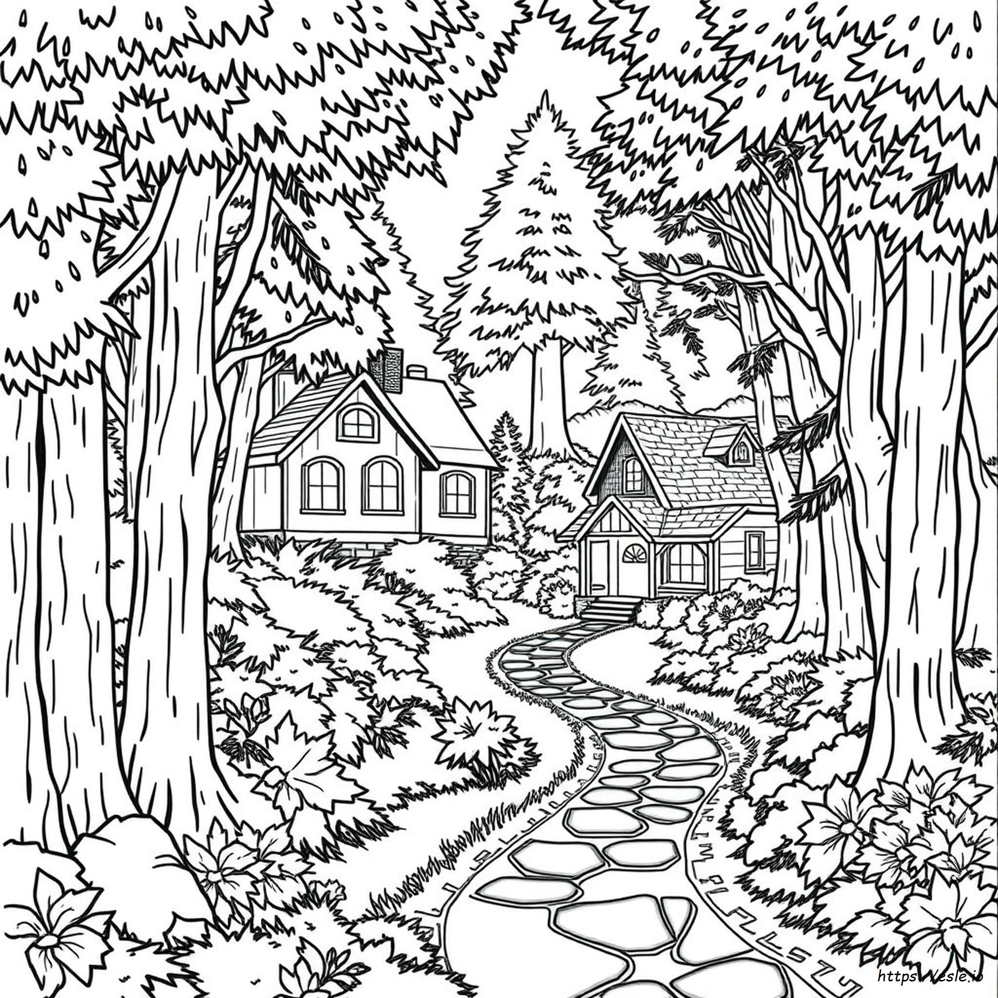 Printable Thomas Kinkade Coloring Pages