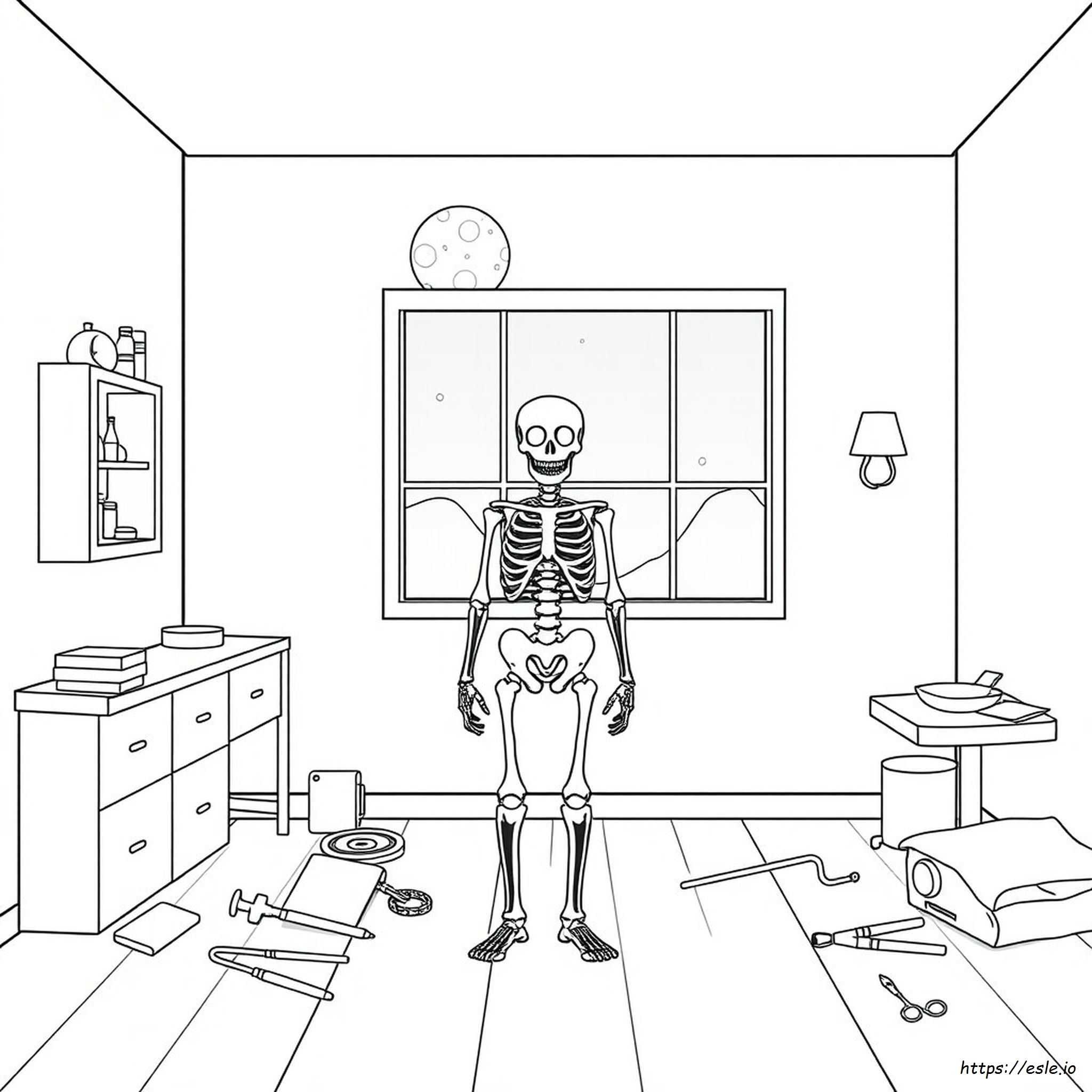 Free Printable Skeleton Coloring Pages