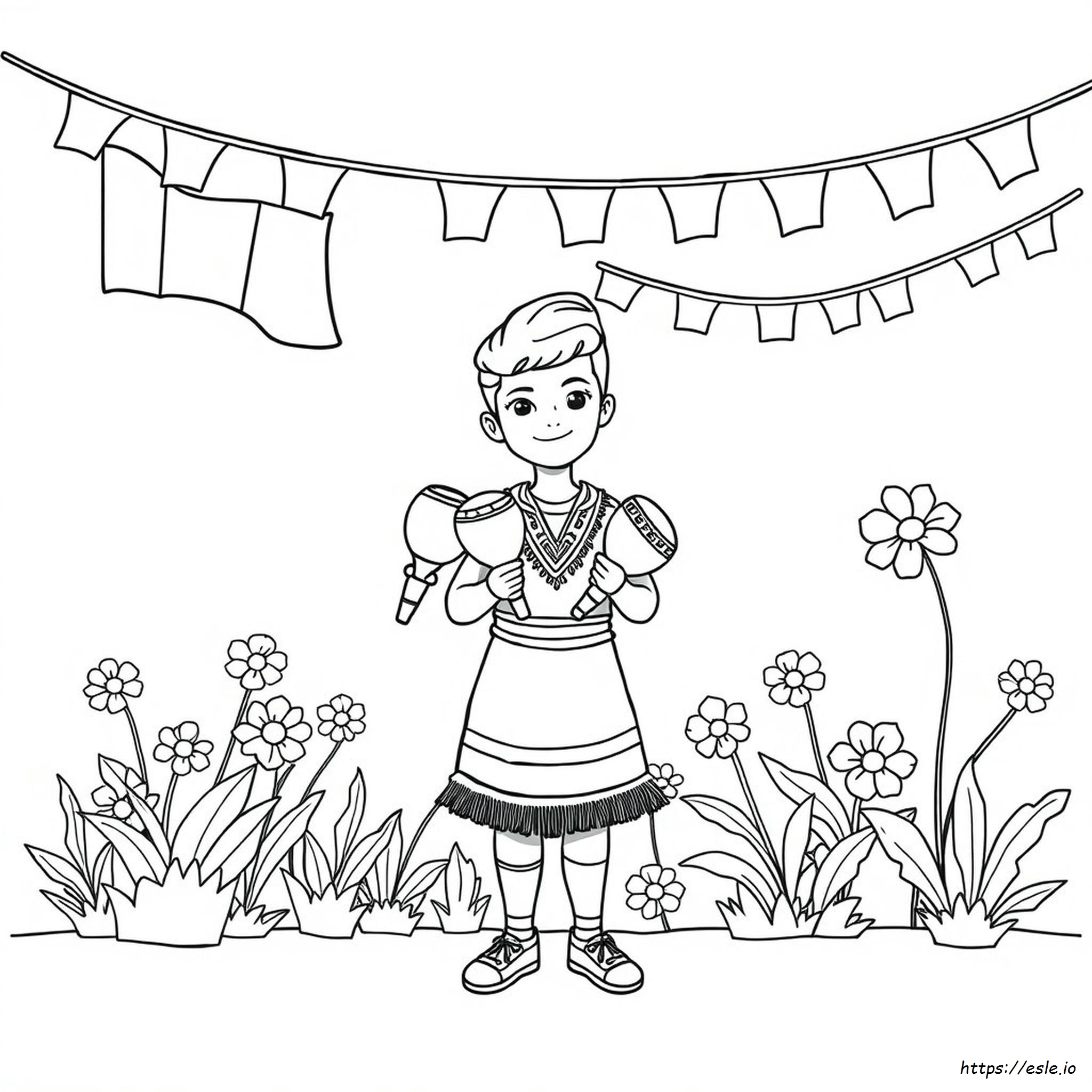 Latino Heritage Month Coloring Pages