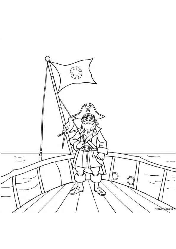 Coloriage Pirate