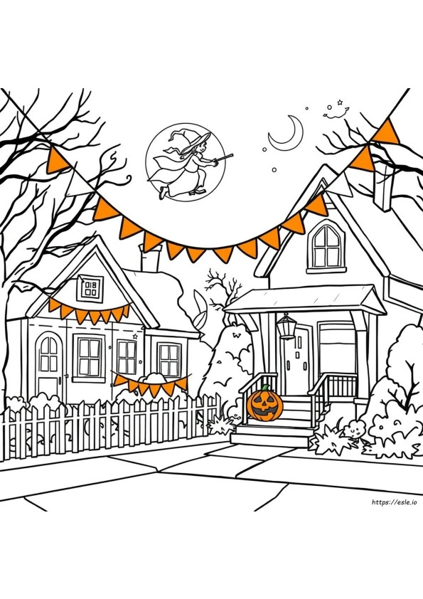Halloween Värityskuvat Png