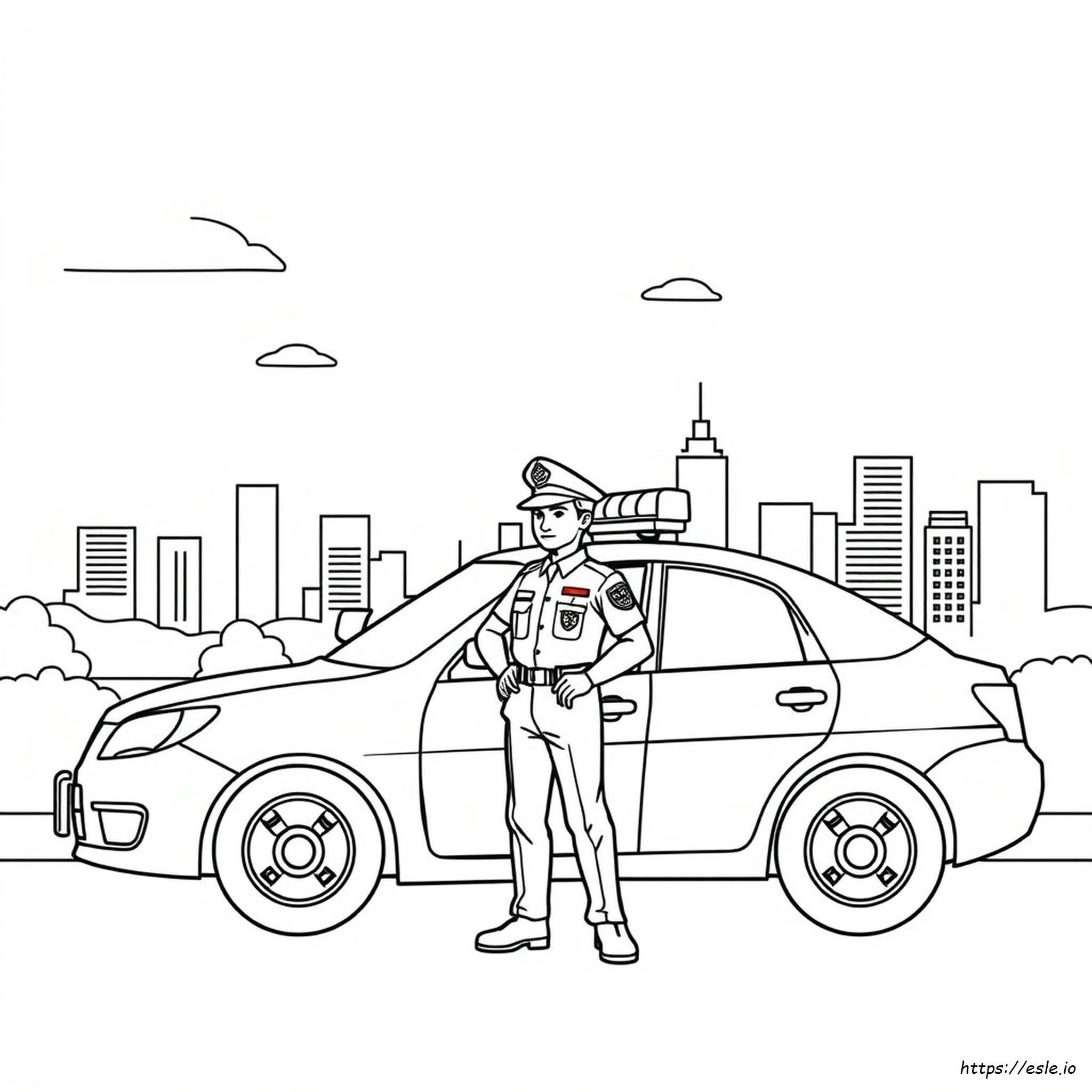 Police Colouring In