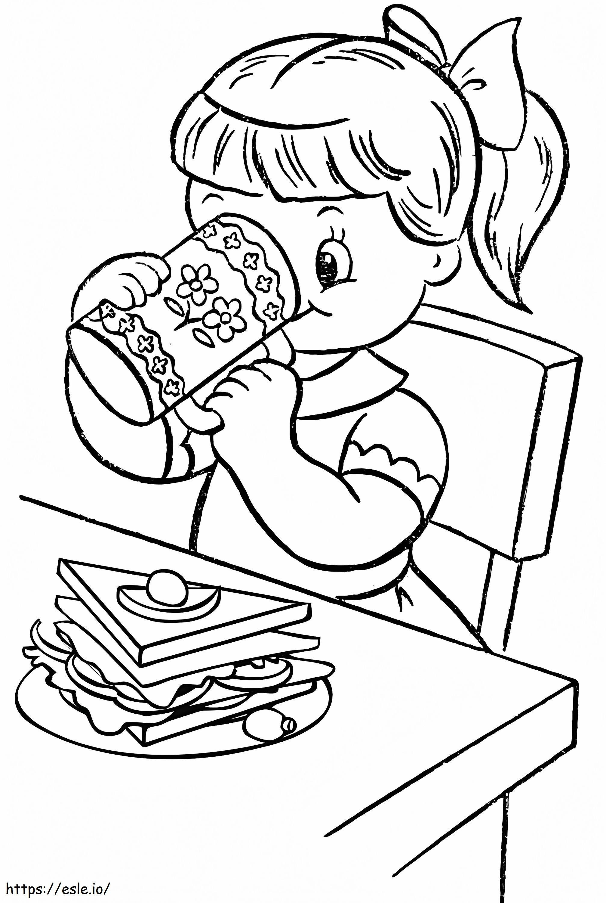 Have Breakfast coloring page