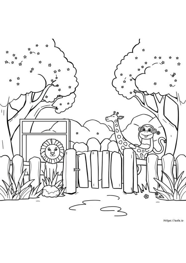 Coloriage Zoo
