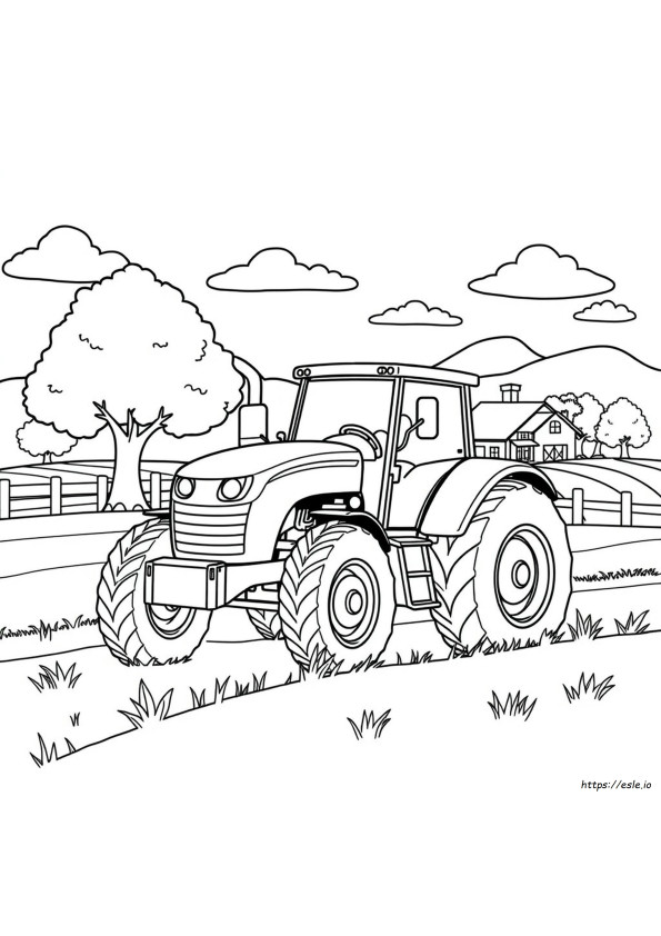 Tractor Coloring Sheets Printable