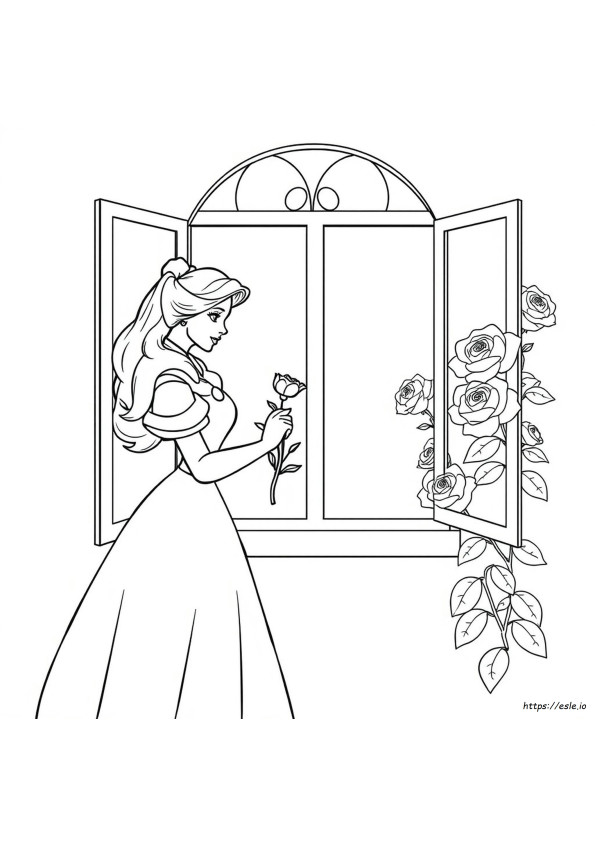 Beauty And The Beast Coloring Book Pages