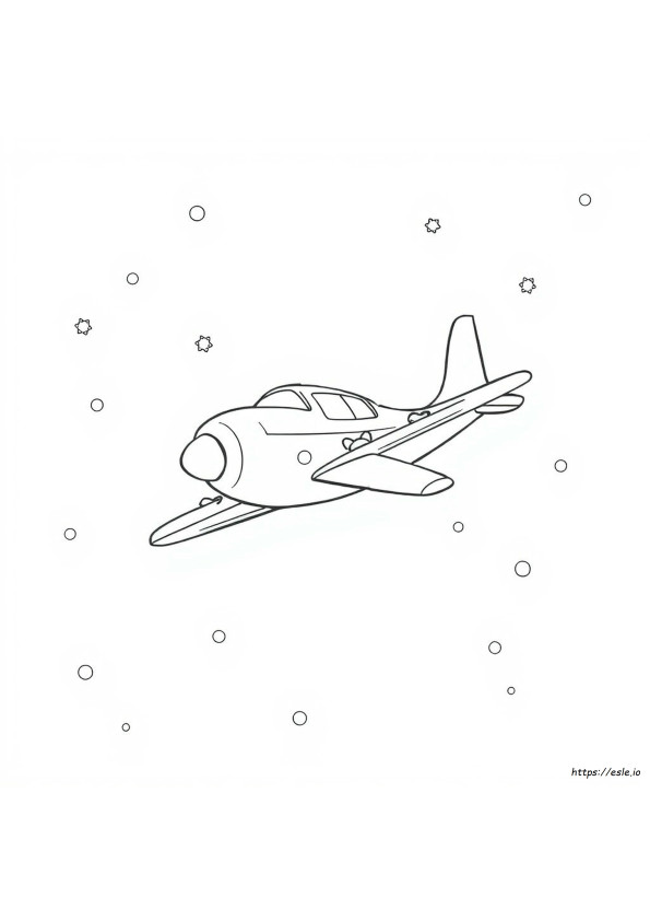Coloriage Avion De Noël