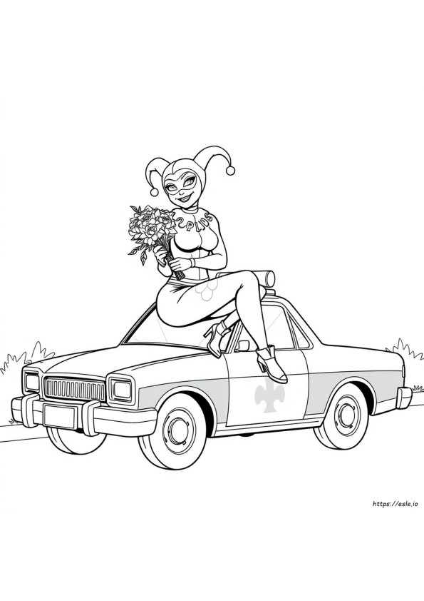 Darmowe Kolorowanki Harley Quinn Do Druku