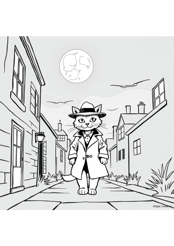 Cat Noir Coloring