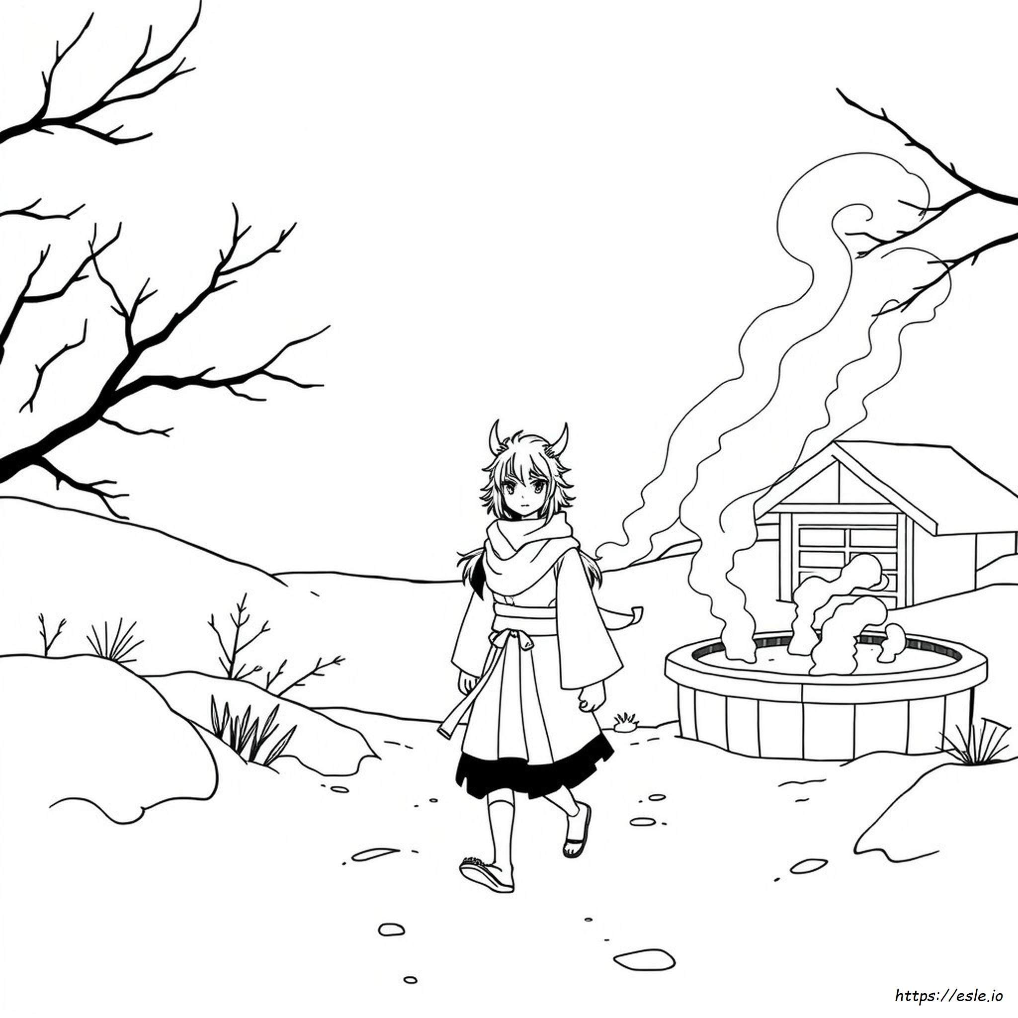 Demon Slayer Coloring Pages Free