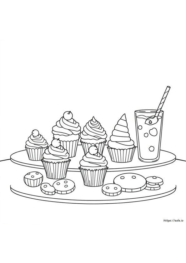Sobremesas Para Colorir
