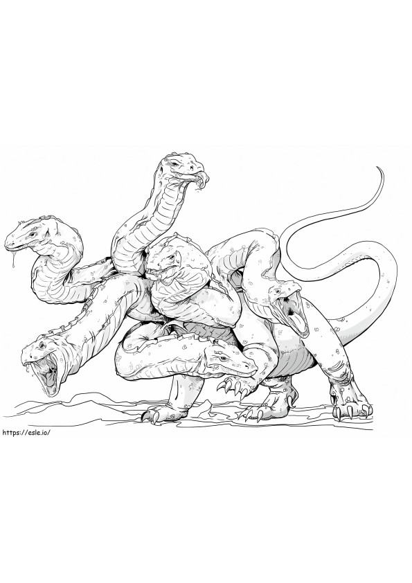 Giant Hydra coloring page