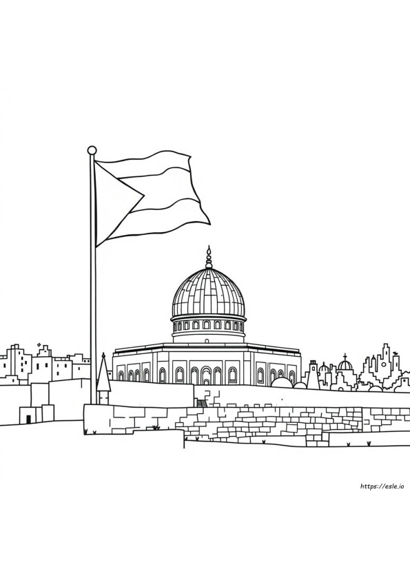 Free Palestine Colouring Pages