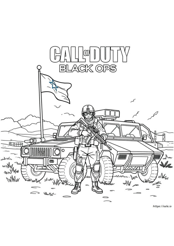 Call Of Duty Black Ops Ausmalbilder