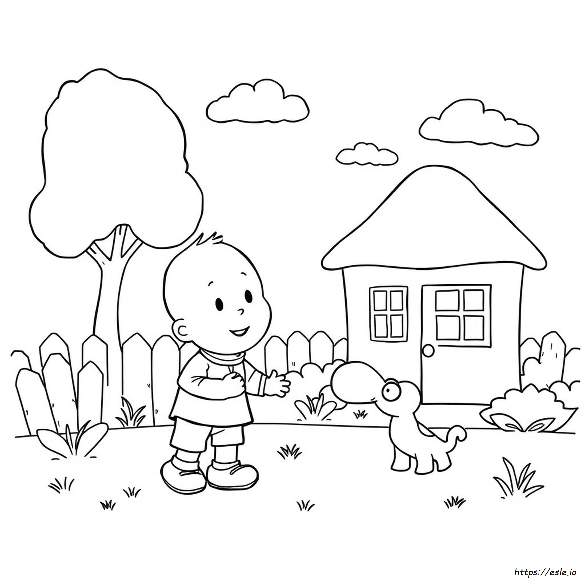 Caillou Boyama Sayfaları