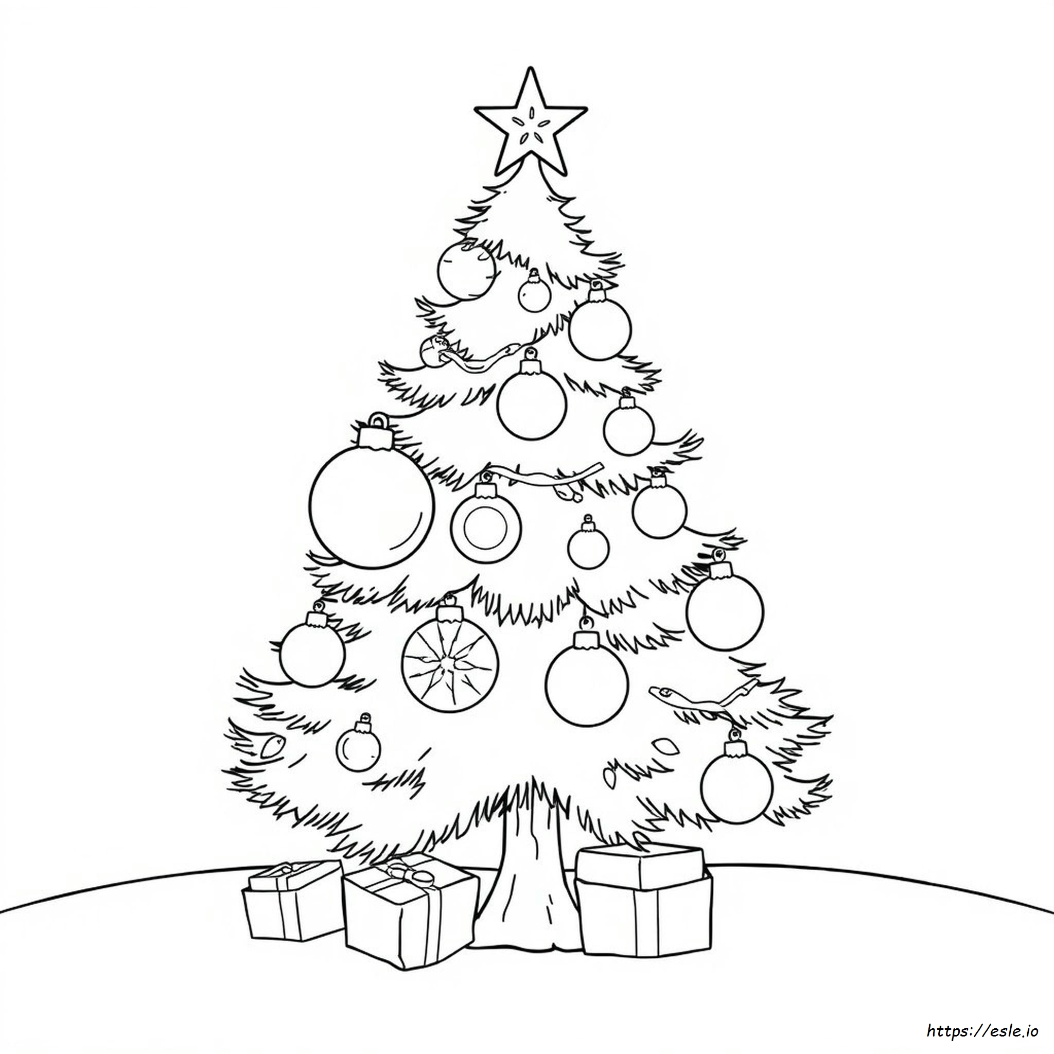 Christmas Balls Coloring Sheets