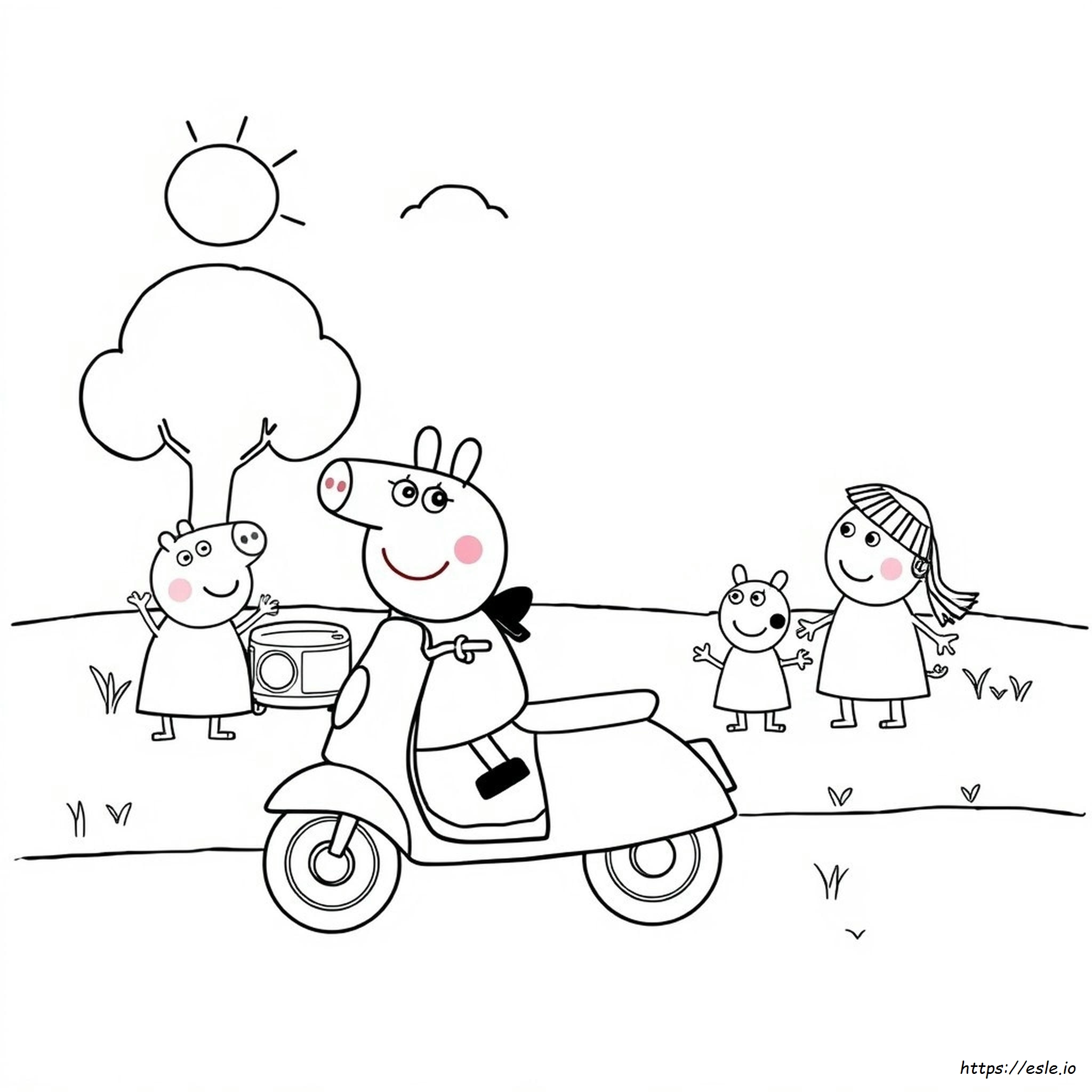 Coloring Pages Color Dibujos De Peppa