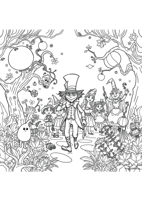 Twisted Wonderland Coloring Pages